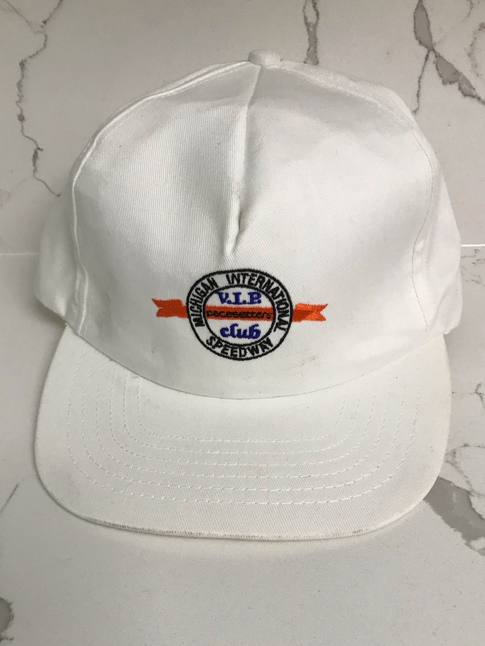 Vintage Racing Cap Embroidered Michigan International Speedway VIP Logo